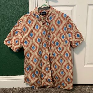 Men’s XL Coastal short sleeved button up